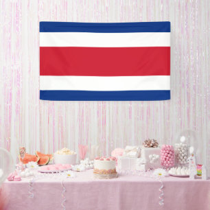 Costa Rica-Flagge Banner