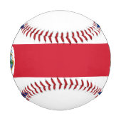 Costa Rica Flagge Baseball (Vorderseite)