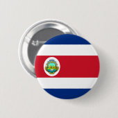 Costa Rica-Flagge Button (Vorne & Hinten)