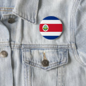 Costa Rica-Flagge Button (Beispiel)