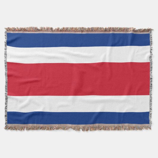 Costa Rica-Flagge Decke (Vorderseite)