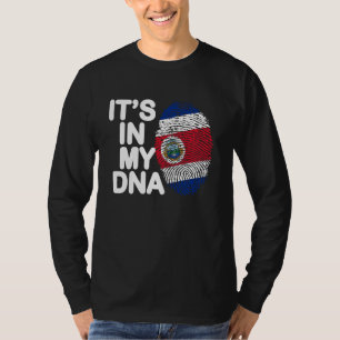 Costa Rica Flagge es in meiner DNA Costa Rica Cost T-Shirt