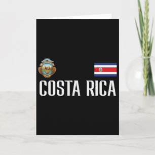 Costa Rica-Flagge Fußll Fußball Fan Männer Frauen  Karte