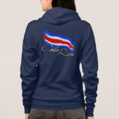 Costa Rica-Flagge Hoodie (Rückseite)