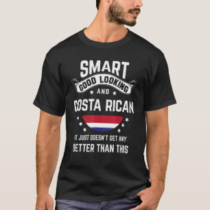 Costa Rica Flagge Indianerstolz Costa Rica Roots T-Shirt