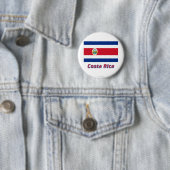 Costa Rica-Flagge mit Namen Button (Beispiel)