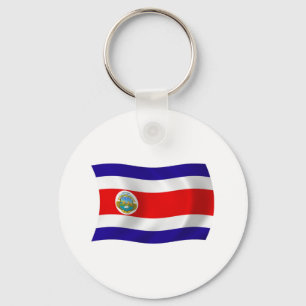 Costa Rica Flagge Schlüsselanhänger