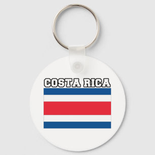 Costa Rica-Flagge Schlüsselanhänger