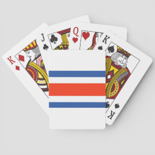 Costa Rica-Flagge Spielkarten