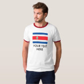 Costa Rica-Flagge T-Shirt (Vorne ganz)