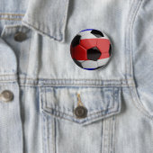 Costa Rica-Flaggen-Fußball Button (Beispiel)