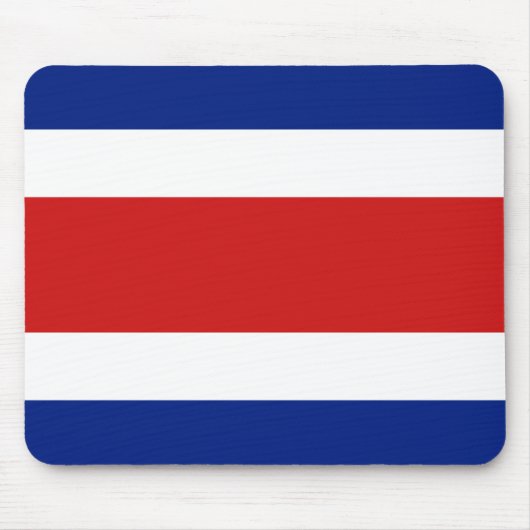 Costa Rica Flaggenmousepad Mousepad (Vorne)