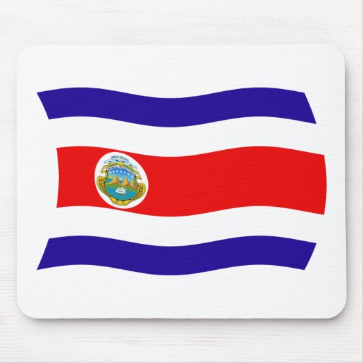 Costa Rica Flaggenmousepad Mousepad (Vorne)