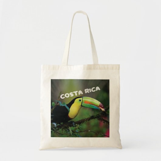 Costa Rica Foto mit buntem Toucan Vogel Tragetasche (Vorne)