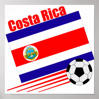 Costa Rica Fußball-Team Poster