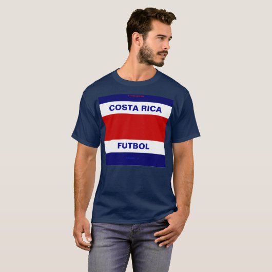 COSTA RICA FUTBOL T-Shirt (Vorne ganz)