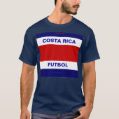 COSTA RICA FUTBOL T-Shirt (Vorderseite)
