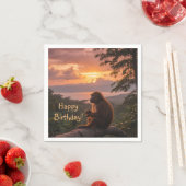 Costa Rica Geburtstag Serviette (Beispiel)