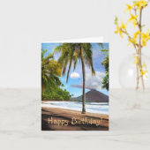 Costa Rica Geburtstagskarte Karte (Gelbe Blume)