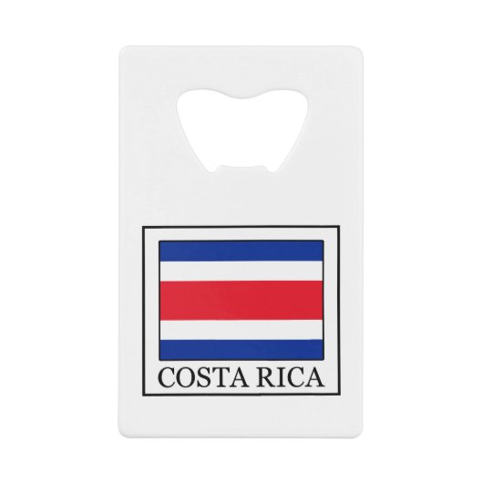 Costa Rica Geldbeutel Flaschenöffner (Vorderseite)