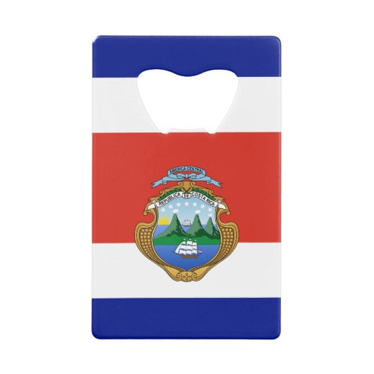 Costa Rica Geldbeutel Flaschenöffner (Vorderseite)