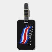 Costa Rica Gepäckanhänger (Vorderseite vertikal)