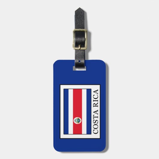 Costa Rica Gepäckanhänger (Vorderseite vertikal)