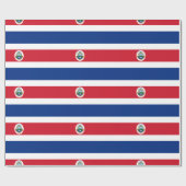 Costa Rica Geschenkpapier (Flach)
