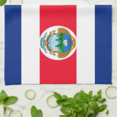 Costa Rica Geschirrtuch (Gefaltet)