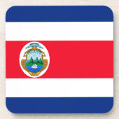 Costa Rica Getränkeuntersetzer (Vorderseite)