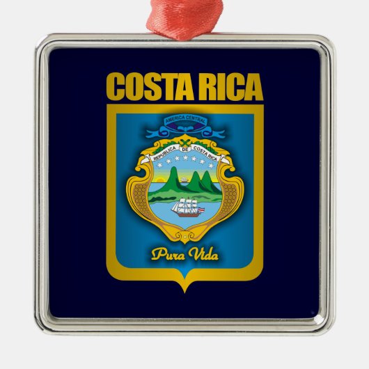 "Costa Rica Gold" Ornamente (Vorne)