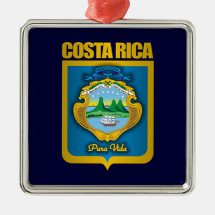 "Costa Rica-Gold" Verzierungen Silbernes Ornament