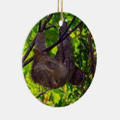 Costa Rica - Happy Lazy Sloth, Antonio Manuel NP Keramik Ornament (Rechts)
