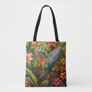 Costa Rica Hummingbird Tote Bag Tasche