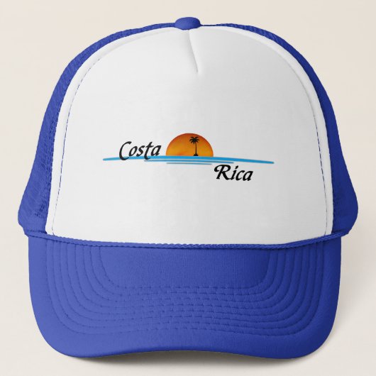 Costa Rica-Hut Truckerkappe (Vorderseite)