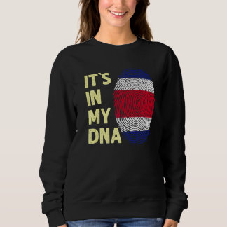 Costa Rica in meinem Dna Costa Rica Flag Team Cost Sweatshirt