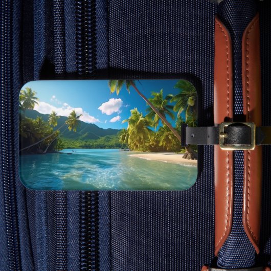 Costa Rica Inselparadies  Gepäckanhänger (Vorderseite Insitu 4)
