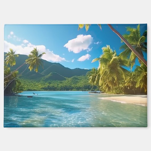 Costa Rica Inselparadies Magnet (Vorderseite)