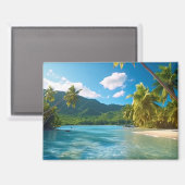 Costa Rica Inselparadies Magnet (Vorderseite/Rückseite)