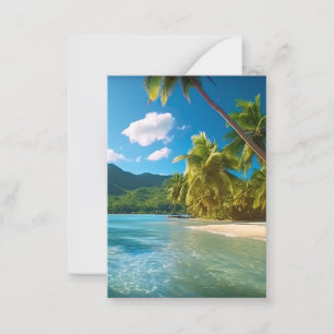 Costa Rica Inselparadies Mitteilungskarte