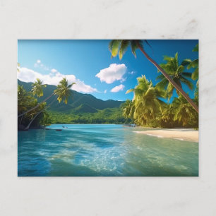 Costa Rica Inselparadies Postkarte