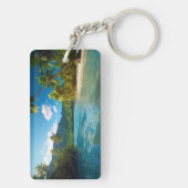 Costa Rica Island Paradise  Schlüsselanhänger (Rückseite)