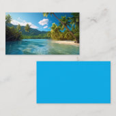 Costa Rica Island Paradise Visitenkarte (Vorne/Hinten)