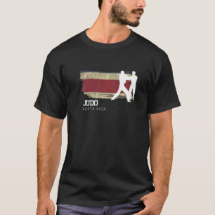 Costa Rica Judo Fighter Japanisch Martial Arts Jud T-Shirt
