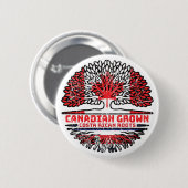 Costa Rica Kanada Tree Roots Button (Vorne & Hinten)