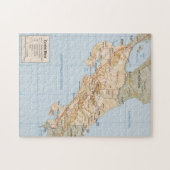 Costa Rica Karte (1987) Puzzle (Horizontal)