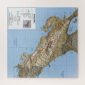 Costa Rica Karte (1991) Puzzle (Horizontal)