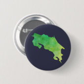 Costa Rica-Karte Button (Vorne & Hinten)