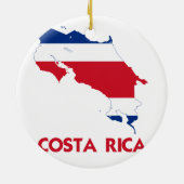 COSTA RICA-KARTE KERAMIKORNAMENT (Hinten)