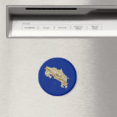 Costa Rica Karte Magnet (In Situ (Geschirrspüler))